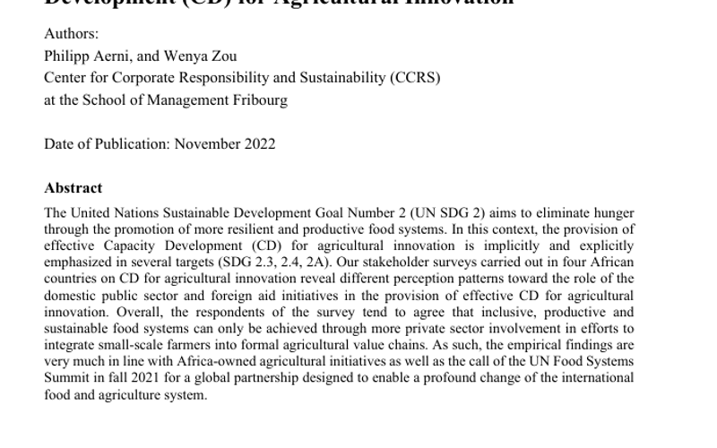 CCRS | CD4AI | Working Paper 1 2022